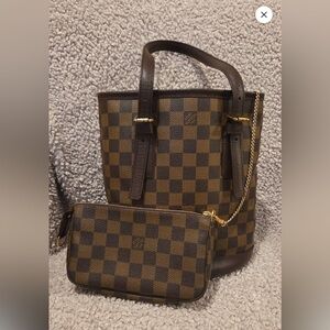 Louis Vuitton Damier bucket & baby